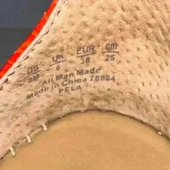 Franco Sarto Orange Sandals Size 8 for Women - Picture 9 of 16